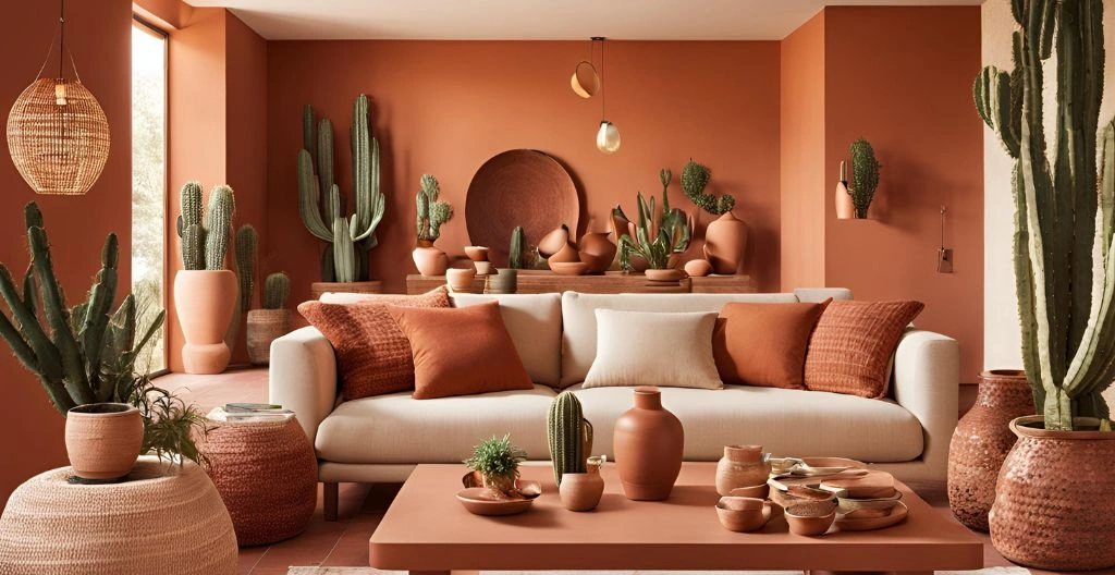 Warm Terracotta and Cream