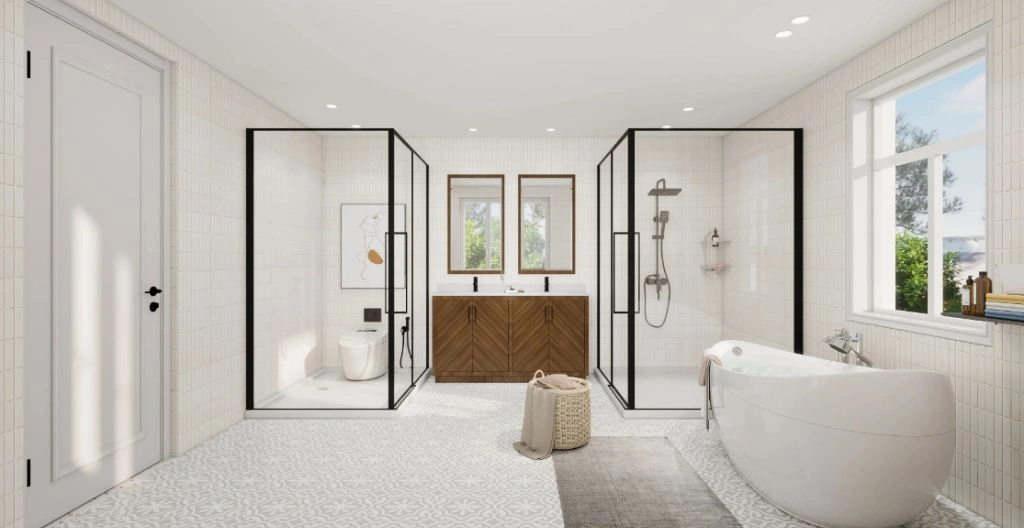 Modern Minimalist Style Bathroom